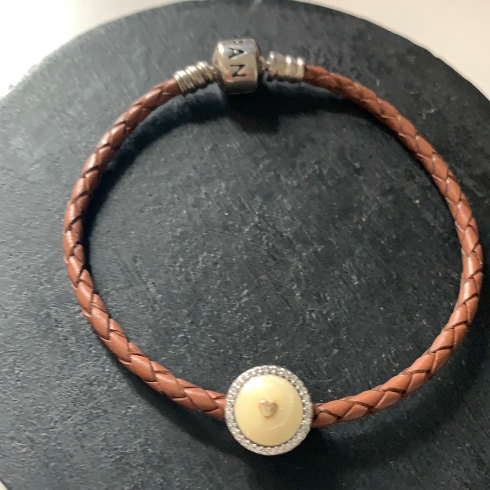 Pandora bracelet with charm
